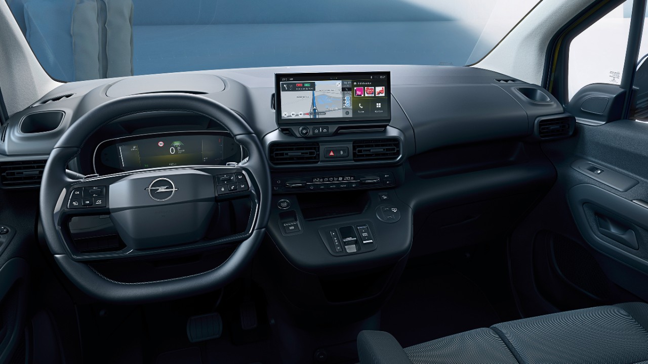Az új Opel Combo belső nézete
